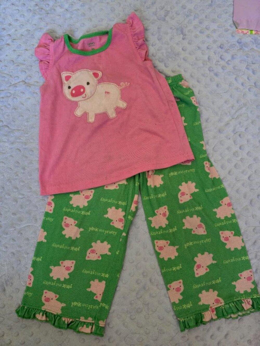 Girls Size 4T Clothing Bundle Lot Dresses Jeans Leggings Pajamas Hoodie 12 Piece - Picture 12 of 12